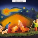 Vorschaubild Krippenfiguren Set mit Diorama