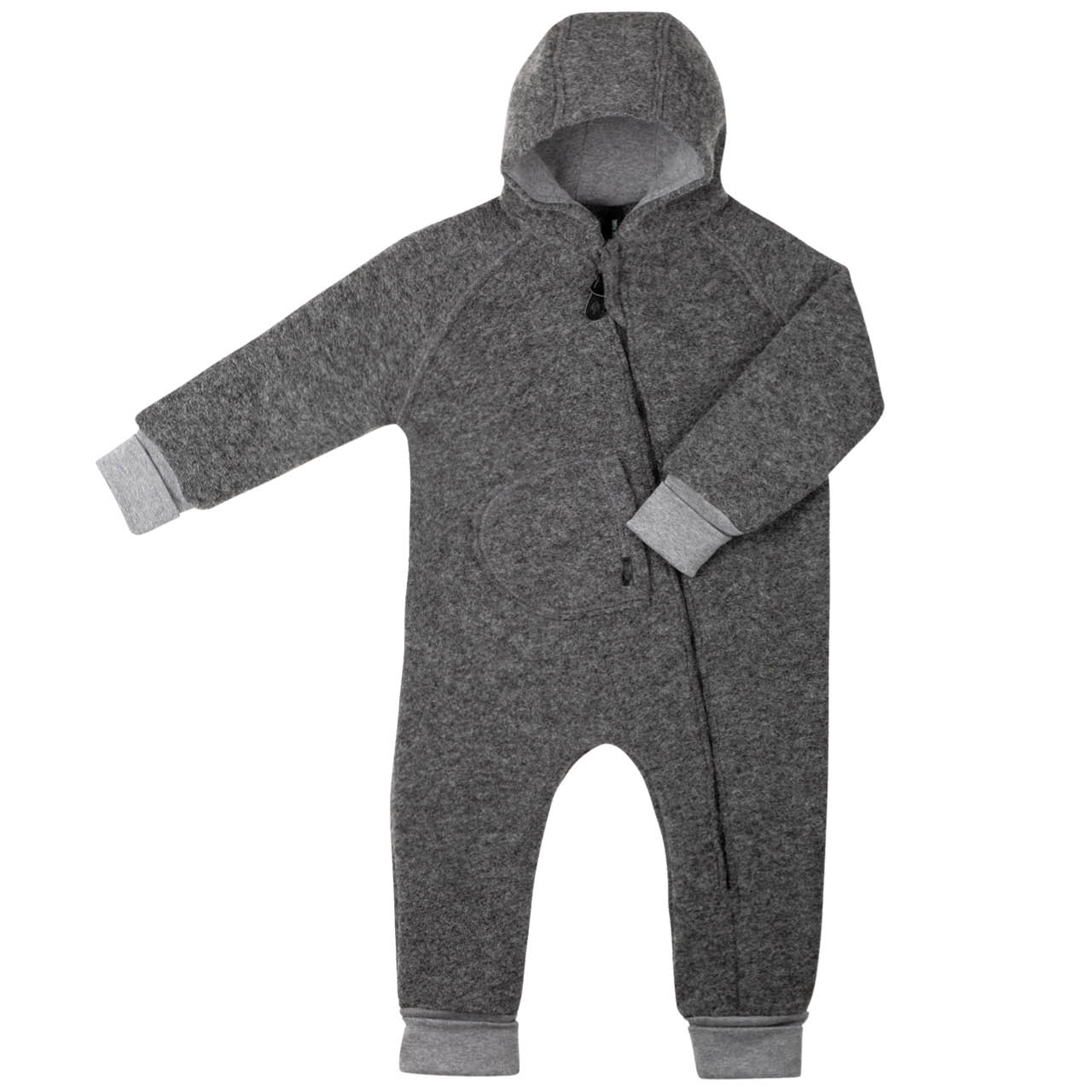 Warmer Overall Schurwolle Bündchen