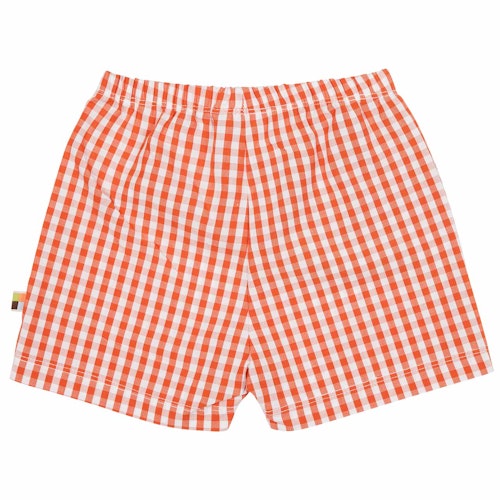 Luftige karierte Shorts