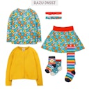 Vorschaubild Bündchen Rock mit Shorts - 2in1