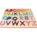 Vorschaubild Holzbuchstaben Spiel, im Rahmen (44x44 cm)