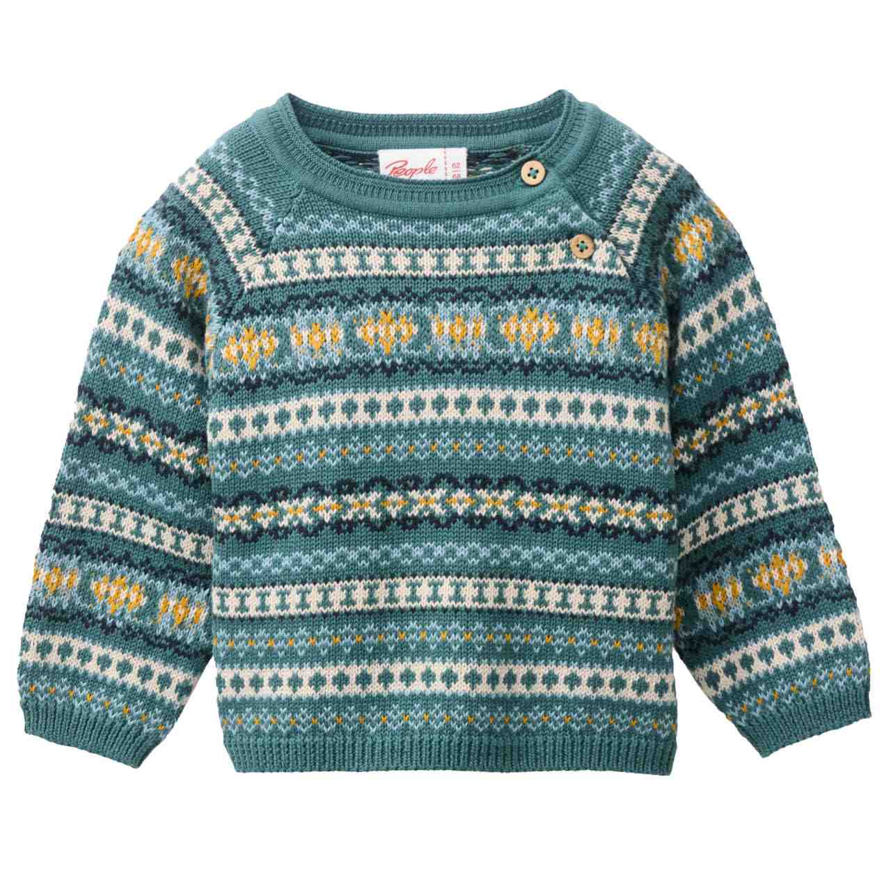 Edler Pullover Jacquardstrick