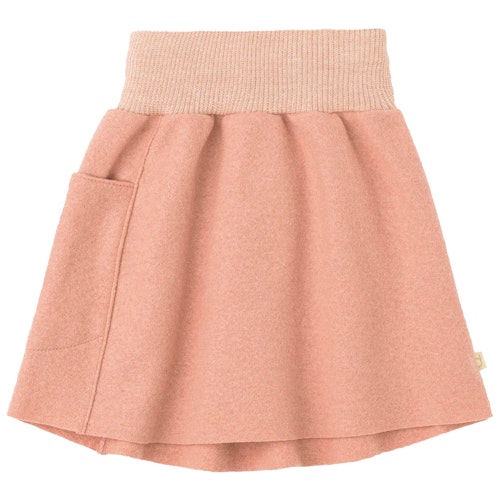 Warmer Woll Rock mit Strickbund