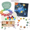 Vorschaubild Spieltuch Bio-Baumwolle Sonnensystem 100 x 100 cm