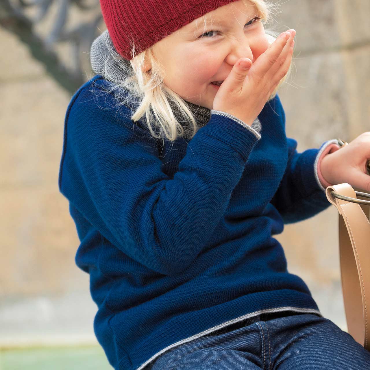 Disana klassischer Strickpullover oliv-grün online kaufen