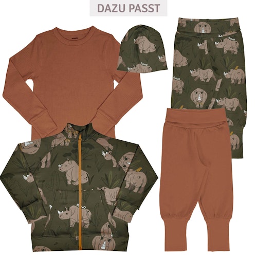 Gefütterte Jacke Nashorn