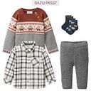 Vorschaubild Pullover People Wear Organic Strick langarm Motiv