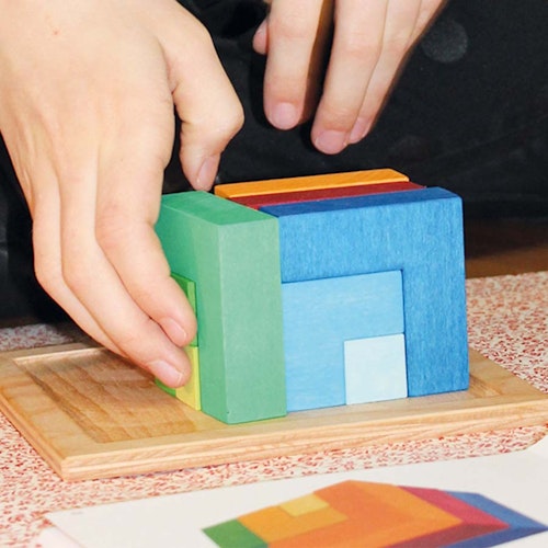 3D räumliches Denkspiel mit Vorlagen ab 5 Jahren