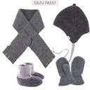 Vorschaubild Fäustlinge Kinder Wollfleece