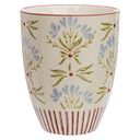 Vorschaubild Becher RETROFLORIA Blumen blau 150 ml stapelbar