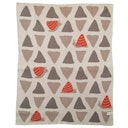 Vorschaubild Weiche Babydecke anschmiegsam rote Schnecken 80 x 100 cm