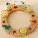 Vorschaubild Teelichthalter aus Glas 5 Stück