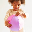 Vorschaubild Rosa Luftballonhülle aus Seide - Blüte
