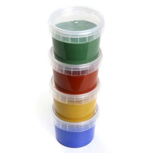 Bio Fingerfarben für klein Kinder 4er Set AKI