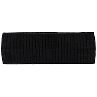 Herren Woll Stirnband schwarz