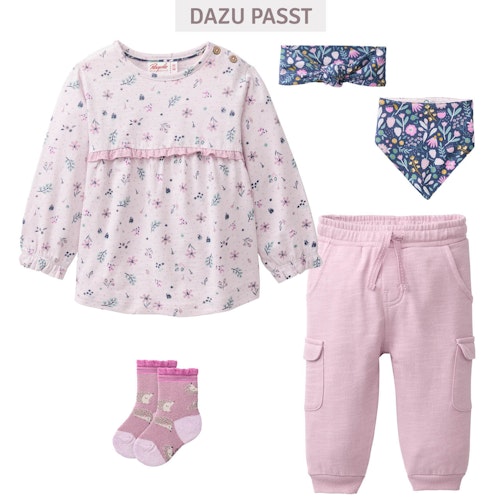 Süßes Langarmshirt Frühlingsprint