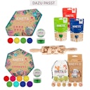 Vorschaubild Knetrolle Holz mit Zootier-Muster