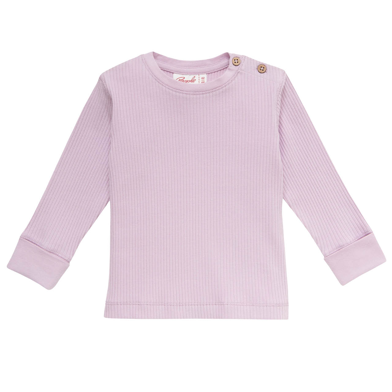 Edles Rippe Langarmshirt