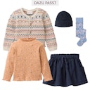 Vorschaubild Warme Strickjacke mit Norwegermuster
