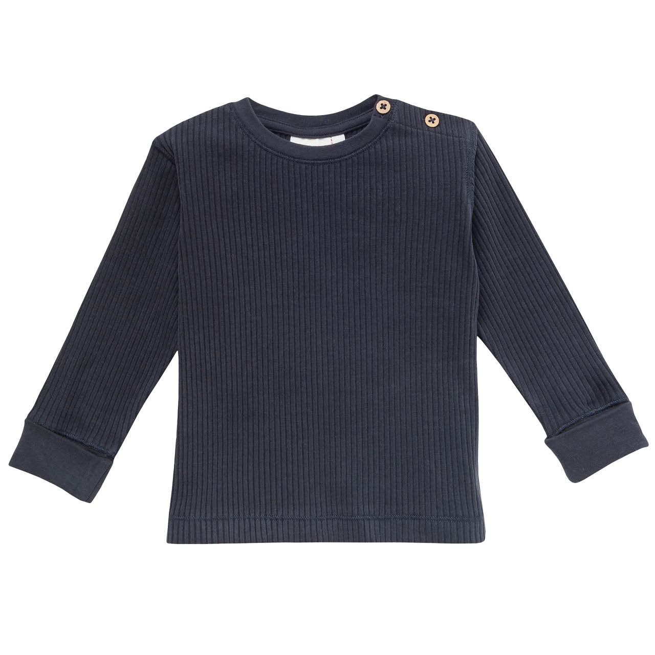 Edles Rippe Langarmshirt