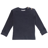 Edles Rippe Langarmshirt