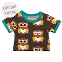 Vorschaubild Puppenkleidung T-Shirt Eulen
