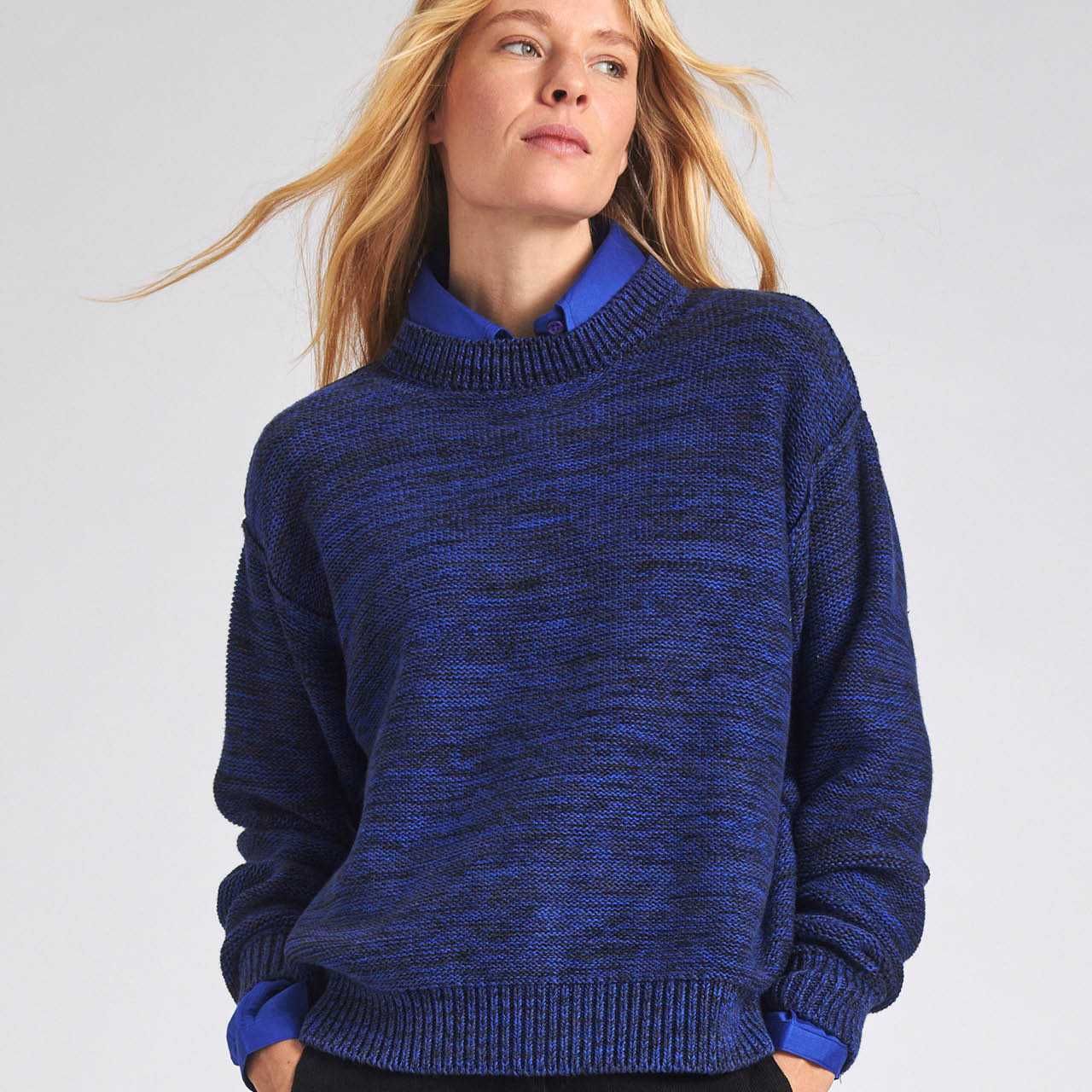 Pullover People Wear Organic Strick langarm