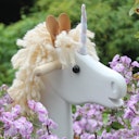 Vorschaubild Steckenpferd Holz Einhorn