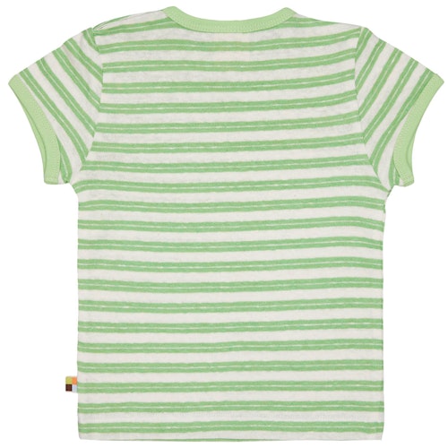 Leichtes Leinen Shirt kurzarm Streifen