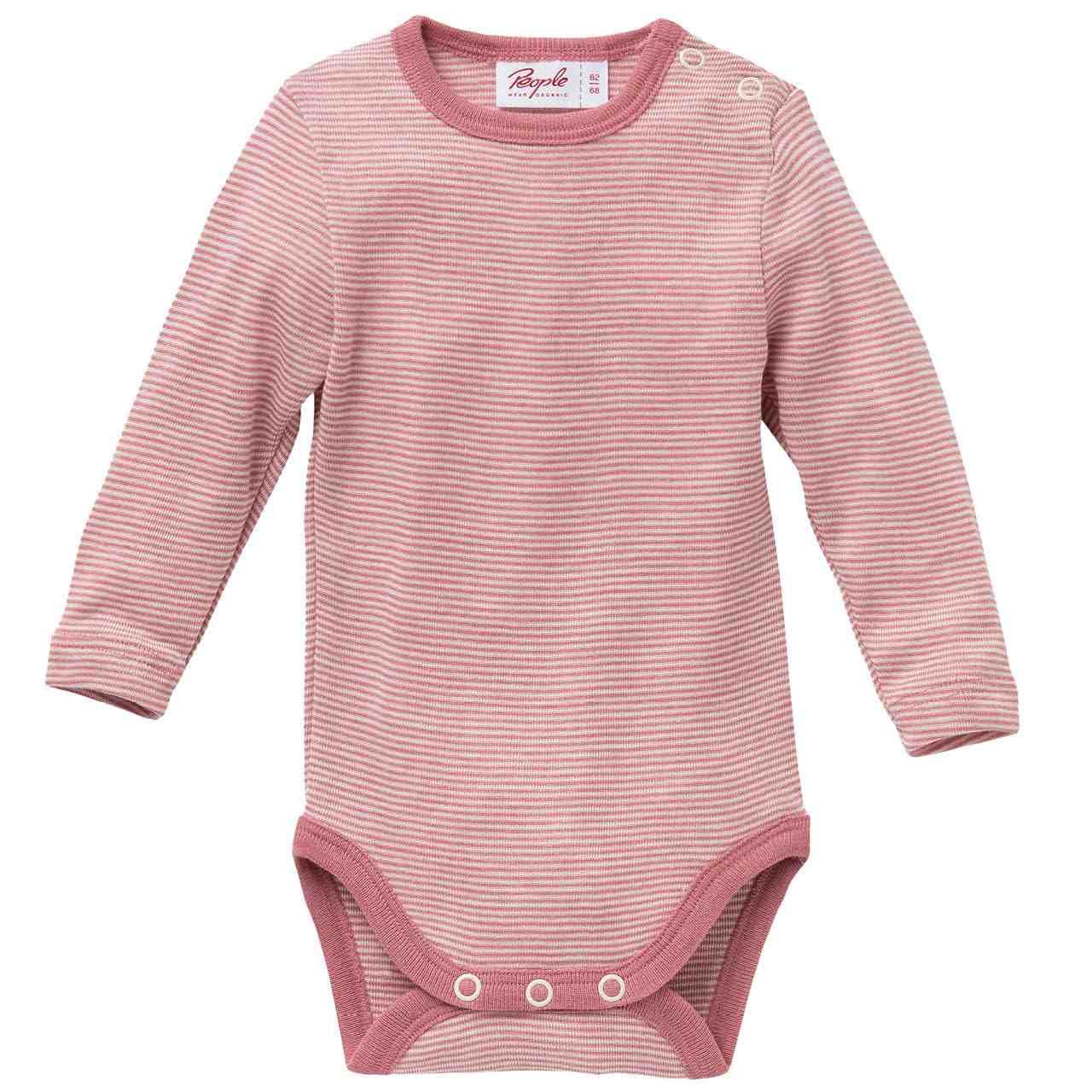 Body People Wear Organic Wolle/Seide langarm Uni