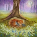 Vorschaubild Folie Baukje Exler - kleine Fuchsfamilie