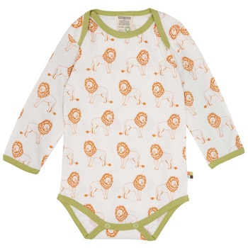 Leichter Body langarm Löwe orange