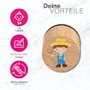 Vorschaubild Knetstempel Holz 6er-Set Bauernhof