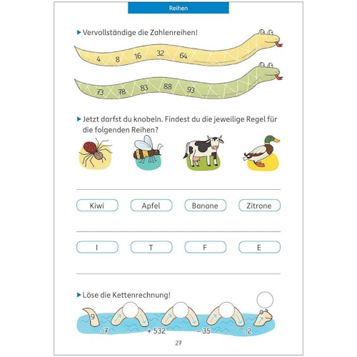 Quer durch die 3. Klasse Mathe & Deutsch Übungsblock