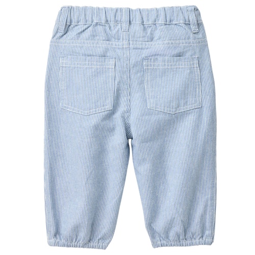 Lässige Hose jeansblau gestreift