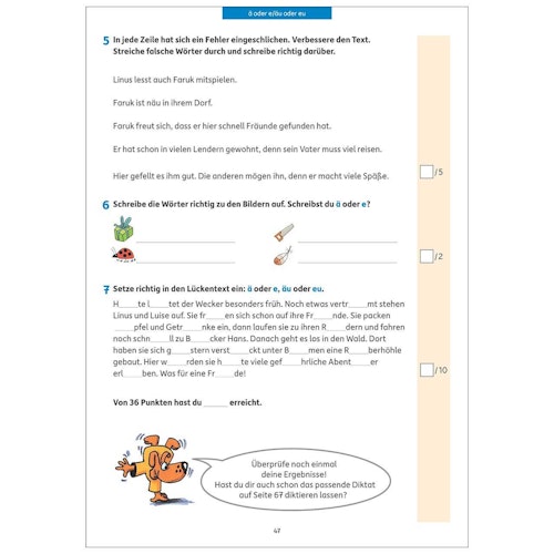 Deutsch Übungsheft Lernzielkontrollen 4. Klasse