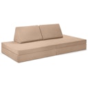 Vorschaubild Funzy Spielsofa 4-teilig Dunkelbeige
