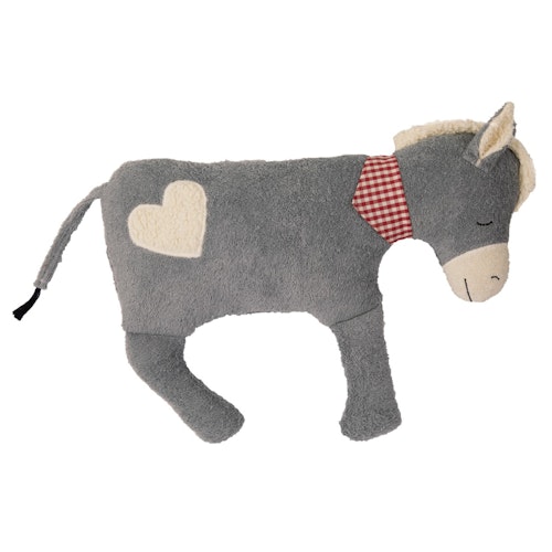 XL Esel Kissen und Kuscheltier 65x40 cm