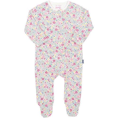 Blumen Bio Strampler langarm