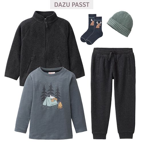 Jacke People Wear Organic Fleece langarm