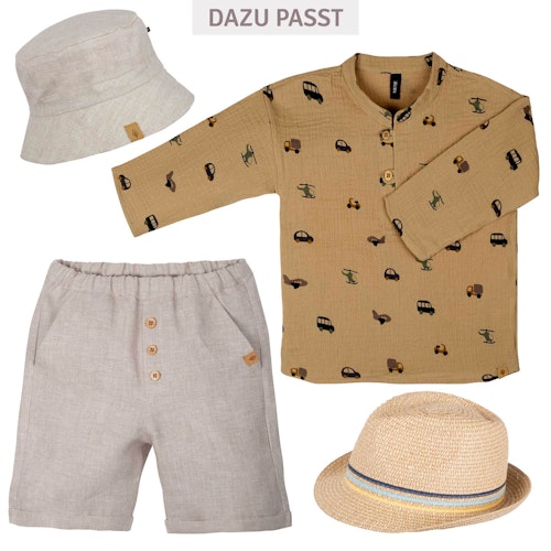 Leichtes Shirt langarm Musselin