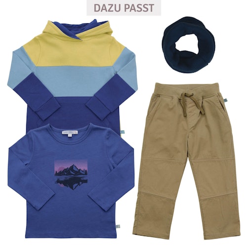 Langarmshirt Bagger-Druck