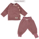 Vorschaubild Babypullover Wollplüsch mit seitlichen Knöpfen