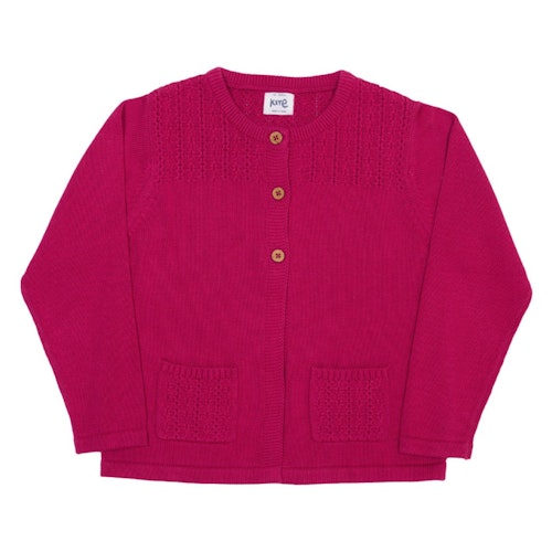 Hochwertige Strickjacke uni
