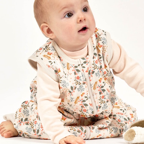 Warmer Baby Schlafsack Blumen