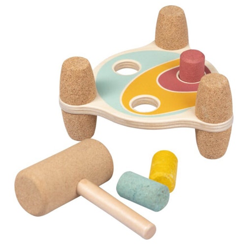 Hammerspiel aus Kork, ab 18 Monaten