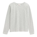 Vorschaubild Damen Langarmshirt Ringel schwarz