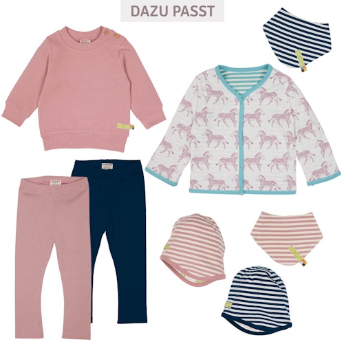 Leichte Ripp Leggings uni