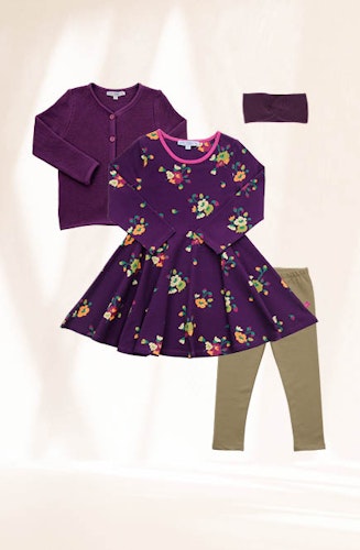 Flatterkleid langarm Pferde