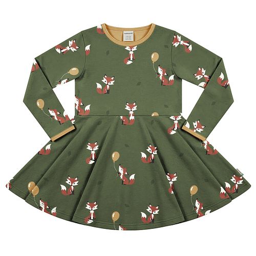 Kleid Maxomorra langarm Motiv